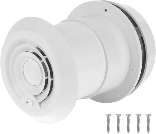 Aramox Ventilador RV, Ventilador De Techo ABS De 12 V, Rejilla De Refrigeración De Ventilación Silenciosa De Techo Para Caravanas, Autocaravana, Remolque, Furgoneta