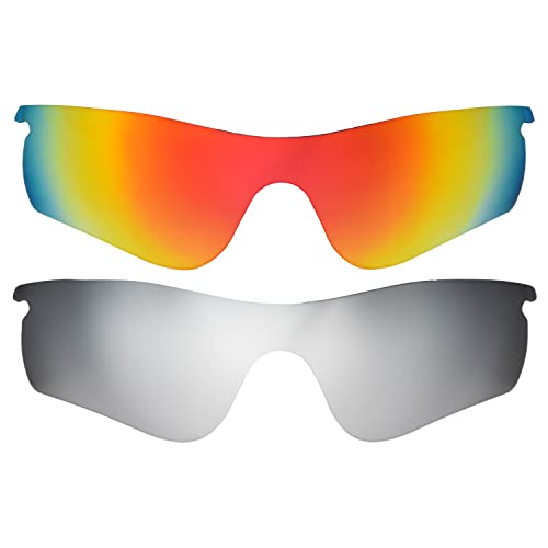 Lentilles Oakley Radarlock Path verres rouge et titane pour le cyclisme et trail