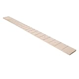 GALPADA Weißes Punktmuster Griffbrett aus Kanadischem Ahorn Bünde Gitarre Ersatzteil mit...