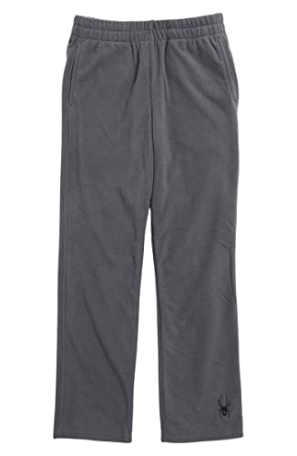 Spyder Boy's Youth (8-20) Momentum Fleece Pants, Polar Medium 10-12
