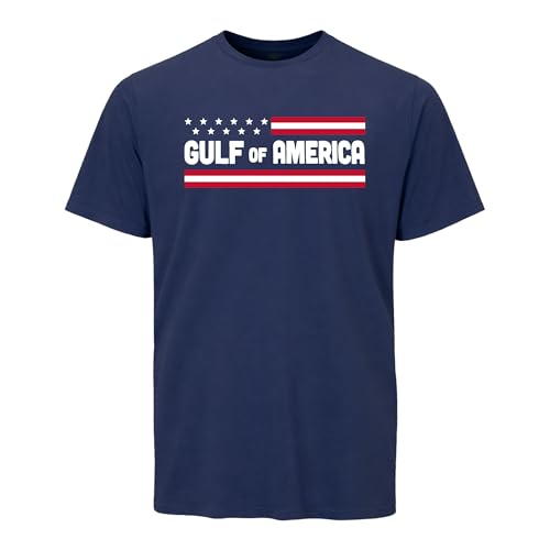 Trump T-Shirt Navy Gulf of America XXL