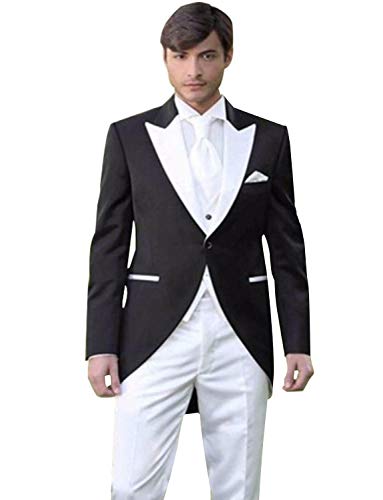 Tailleur 3 pièces homme costume veste à un bouton pour une silhouette élancée