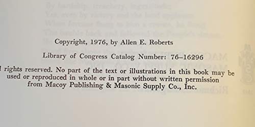 G. Washington: Master Mason by Allen E. Roberts... B01A0D50L0 Book Cover