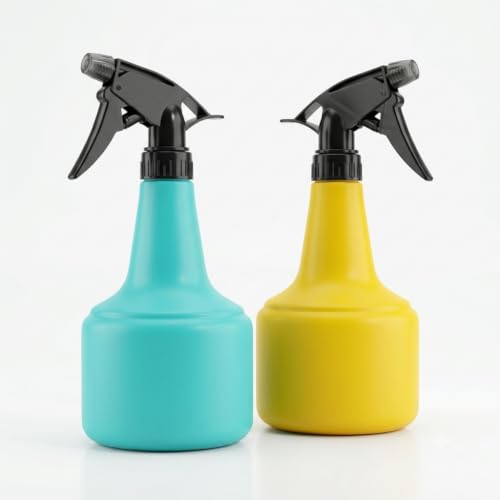 Image of 500ML Trigger Spray Pump with Adjustable Nozzle | Multipurpose Hand Sprayer Water Pump for Plants Gardening, Home Cleaning, Salon & Sanitizing (Colour May Vary) Pack of 2