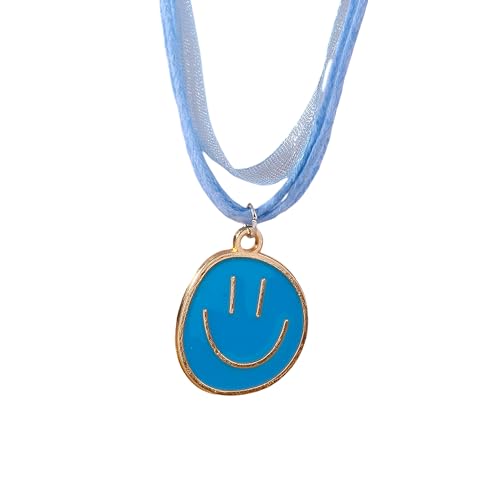 Collier pendentif sourire idée cadeau mignon pour anniversaire ado