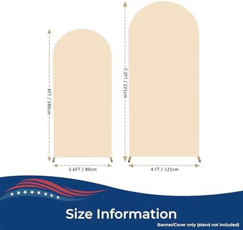 DC Custom Arch Backdrop Cover, Double Sided Custom Arch Covers Made in USA — view 3