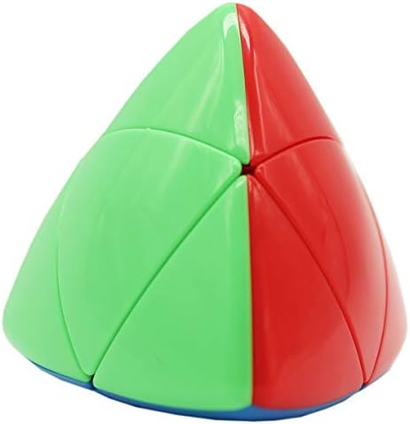 Willking Pyramorphix Stickerless Magic Cube Mastermorphix 2x2 Stickerless Speed Cube Puzzle