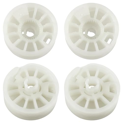BREADEEP 4PCS Window Regulator Drum Gear Spool, Window Regulator Sprockets Spools Fit for 2016-2021 Kia Optima Sportage Hyundai Tucson, for Front Rear Left and Right Windows, 82481D4000 83481D4000