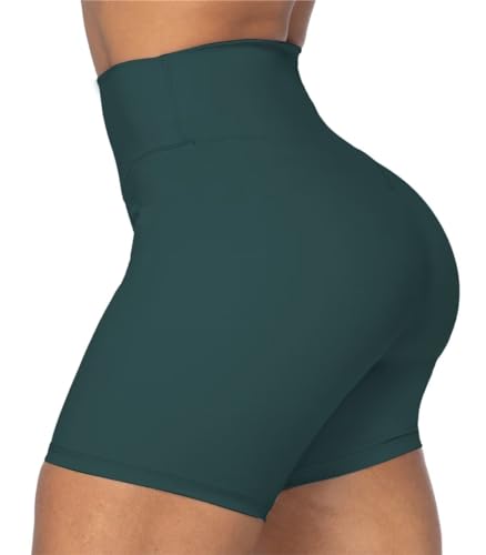 Image of Sunzel No Front Seam High Waist Biker Shorts for Women, Squat Proof Yoga Workout Gym Bike Shorts | 3, 5 Or 8-Inch Inseam, High Waisted, Tummy Control, No Front Seam, Buttery Soft, Compression Fit, Squat Proof