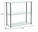 Convenience Concepts Designs2Go Classic Glass 3-Tier Bookshelf 28