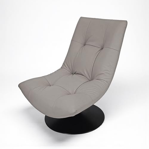 Image of The Attic Chiron Lounge Chair,Comfy Chair for Living Room, Relaxing Chair for Bedroom, 360 Chair, Earthy Gray