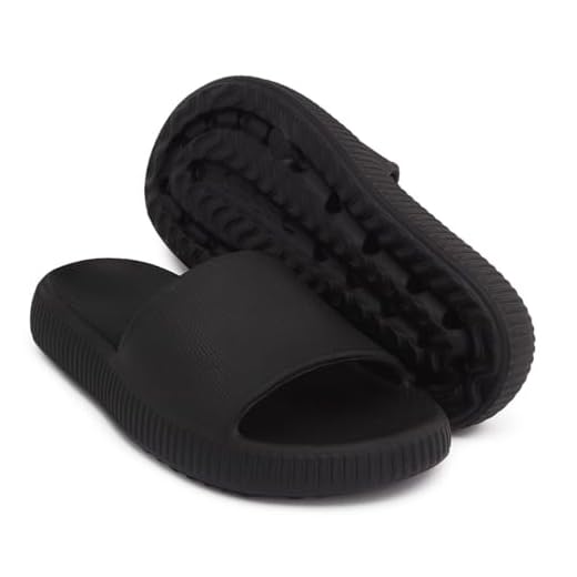 Chinela Nuvem Unissex Confortável Mácia Sándalia Ortopedica Antiderrapante Leve (Preto, BR, Adulto, Numérico, 37)