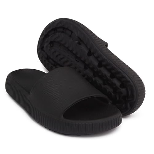 Qual o Melhor Chinelo Nuvem de 2025? Melhores Ranking 18 Chinela Nuvem Unissex Confortável Mácia Sándalia Ortopedica Antiderrapante Leve (Preto, BR, Adulto, Numérico, 39)
