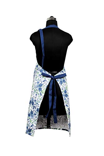 Amour Infini – Conjunto de cozinha floral em flor | 100% algodão lavável na máquina | Conjunto de av