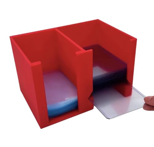 EnderToys CardCare Lite (Red) - Toploader Dispenser - Penny Sleeve Holder