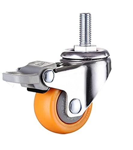 Roulettes pivotantes 50mm anti-rayures pour remplacer les roues de chaise