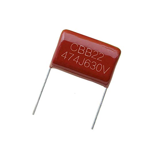 Geeyu ZHaonan-Condensateurs 10pcs, 630V, condensateur de Film en polypropylène CBB, 474J, 0.47uf, 470NF, Pitch 20mm Haute qualité Cover