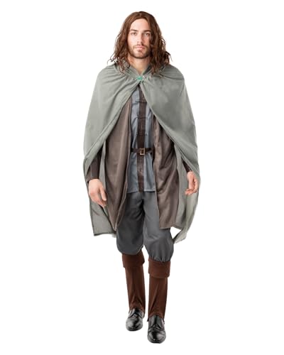 Disfraces de Películas de Cine & Trajes de Series de TV 44 Funidelia Disfraz Oficial de Aragorn - El Señor de los Anillos para hombre, Traje completo medieval fantasía para adultos, Disfraces de Halloween y Carnaval – Talla XL
