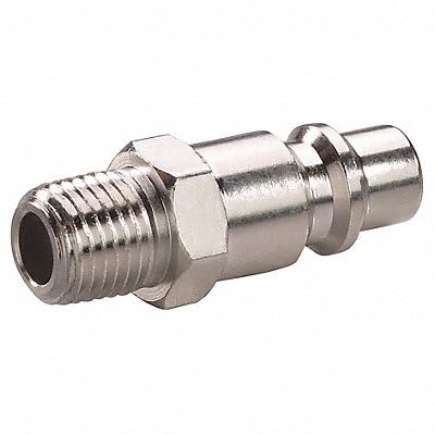 Speedaire, 30E706, Coupler Plug, (M) NPT, 3/8, Steel