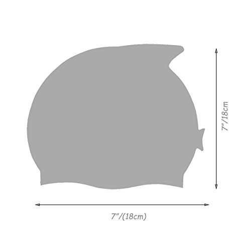 Combo 2 Toucas Silicone Touquinha Infantil Tubarão Peixinho Água Viva Esporte Natação Piscina Nadar