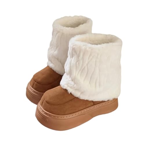 GBGRHM Cute Faux Fur Kitten Boots