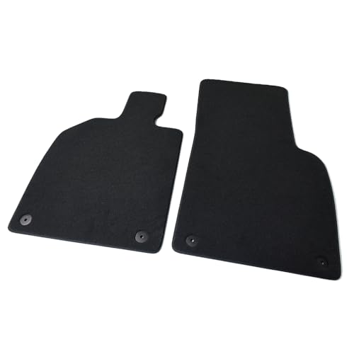 Car Mats for Audi R8 2016-2024 (4S) Floor Mats Gt Coupe Spyder Carpet OEM Style Velour (Double Thread-Black)