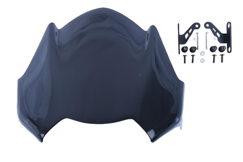 Cupolina / Parabrezza in Policarbonato Compatibile con TRIUMPH SPEED TRIPLE 1050 R 2016-2018, SPEED TRIPLE 1050 S 2016-2020, STREET TRIPLE 765 R 2017-2019, 765 RS 2017-2019, SPEED TRIPLE 1050 RS 2018-20