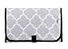 Travel Changing Pad, Portable Changing Pad,Diaper Changing Pad for Baby Waterproof and Lightweight,Gray Pattern