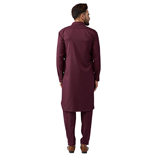 Sojanya (Since 1958 Men'S Black Cotton Kurta Churidar Pyjama Set3