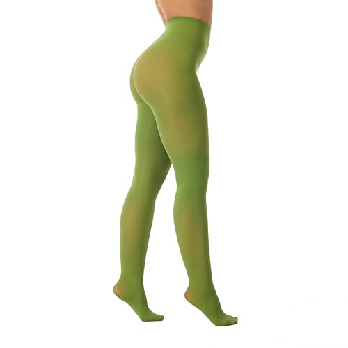 Image of Frola Semi Opaque Tights for Women 40 Denier Matte Solid Color Pantyhose Soft Stockings Nylons Under Dress
