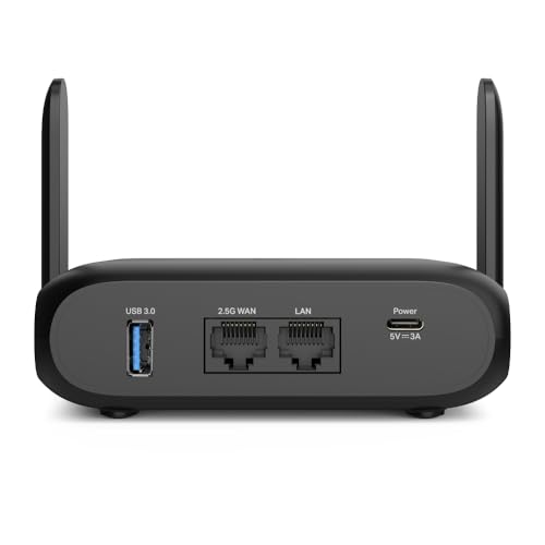 Router WiFi 7 portátil TP-Link BE3600 alimentable con power bank para teletrabajo y viajes 3