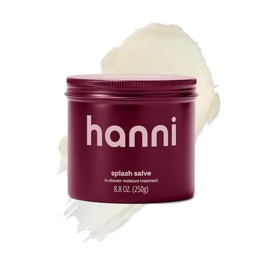 HANNI Splash Salve Body Mask, Lotion Alternative, In-Shower Moisturizer w/Coconut Oil, Jojoba Oil, Shea Butter & Glycerin, Body Care for Dry to All Skin Types, Hydrating, Deep Conditioning, 8.8 oz