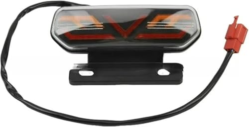 Luz trasera para ATV y rutas nocturnas con intermitente de dirección y freno de 12V