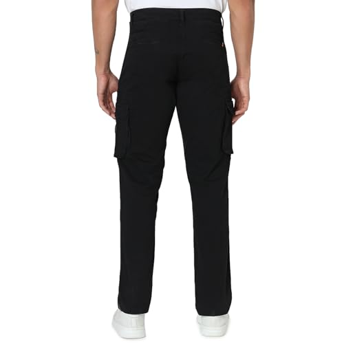 Image of Spykar Men's Regular Cargo Pants