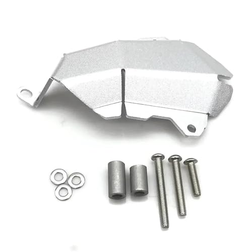 EJUOYO Kettenschützer Passend für Yamaha Tenere 700 Tenere700 T7 Rally XTZ700 XT700Z 2019–2022 Motorrad-Wasserpumpenschutz-Schutzabdeckung Kettenradabdeckung(Silver)