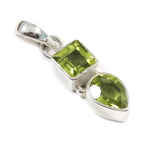 Handmade Peridot Sterling Silver Pendant Cover