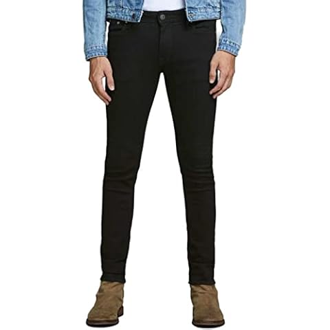 Jack and Jones Hombre Vaqueros Ajustados Clásicos Ligeros Negro 014 36W R Cover