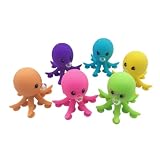 Generisch Juguete de silicona para aliviar el estrés, diseño de pulpo con ventosa y función de burbujas, para adultos, juguete de descompresión