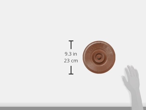 Winco Aquecedor de tortilha PTW-8 21,5 cm de diâmetro, 6,3 cm de altura, marrom, médio
