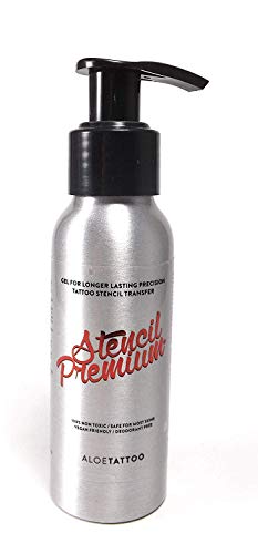 Preisvergleich Produktbild ALOE Stencil Premium Abzugsflüssigkeit TATTOO Stempel 100ml - INKgrafiX® Deutschland - PROFI STUDIO IG03614 Matritzenflüssigkeit