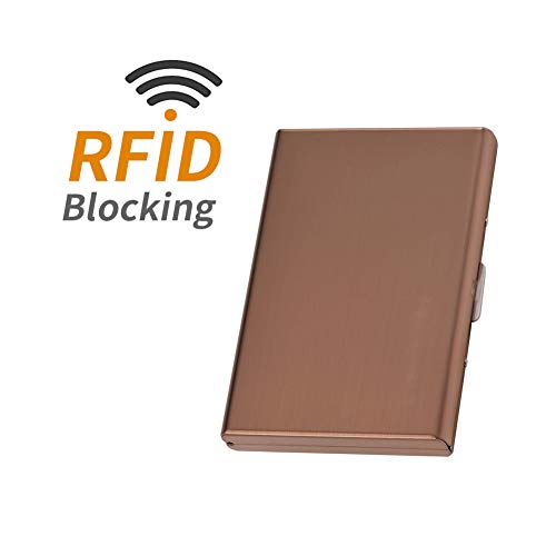 Eastnights Rfid Credit Card Holder Metal Wallet Stainless Steel Credit Card Protector Case Business Card Holder For Men Or Women #TOP2