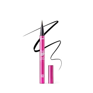 JOAH Line Up Liquid Eyeliner with Precision Felt Tip, Waterproof, Long Lasting, Smudge Proof Eye Liner, Black