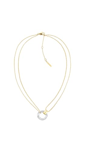 Collier femme Calvin Klein Collection DUALITY bracelet charms ronds bicolores