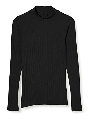 NAME IT NKFDALIMA LS Top Noos Camiseta sin Mangas, Negro, 6 años para Niñas