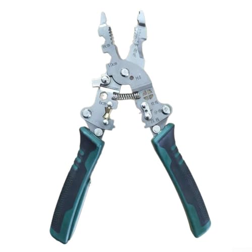 Vidonergy Electrician Wire Stripper Foldable Pliers With Wire Cutting, Crimping, And Winding Pulley Features For Cable Maintenance