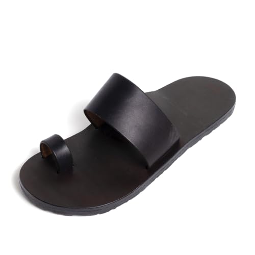 [���b�^�j���[�}��] Island Edition Caicos Sandal �J�C�R�X ���U�[�T���_�� �r�u�����\�[�� (BLACK, ���{�̌C�̃T�C�Y���@, ��l, ���l, d, 24.0 cm) [���s�A���i]