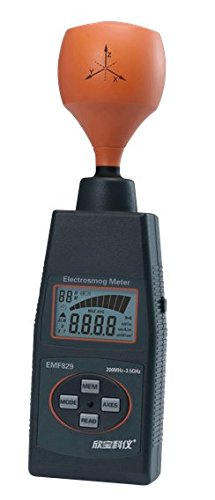 MeterTo EMF829 Field Intensity Meter, Detecting high Frequency Radiation from 50MHz to 3.5GHz