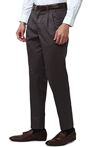 Image of Peter England Men Regular Fit Casual Pants