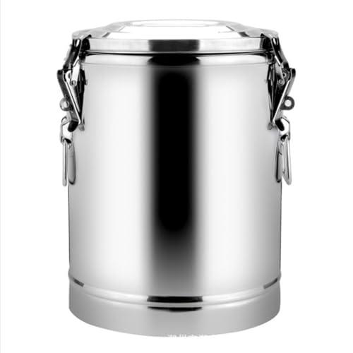 Barril de Acero Inoxidable con Aislamiento de Agua Caliente y fría, Gran Capacidad con Grifo, Sella la Tapa Interior para preservar el Calor a Largo Plazo (001 50L)