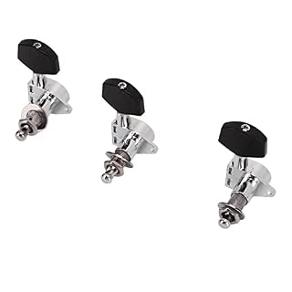 Emoshayoga Lot de 6 mécaniques d’accordage de guitare avec poignée noire, faciles à utiliser, belles mécaniques de remplacement en métal 3L3R - Les Beatles, Paul McCartney, John Lennon, RIngo Starr, George Harrison Emoshayoga Lot de 6 mécaniques d'accordage de guitare avec poignée noire, faciles à utiliser, belles mécaniques de remplacement en métal 3L3R – Image 5